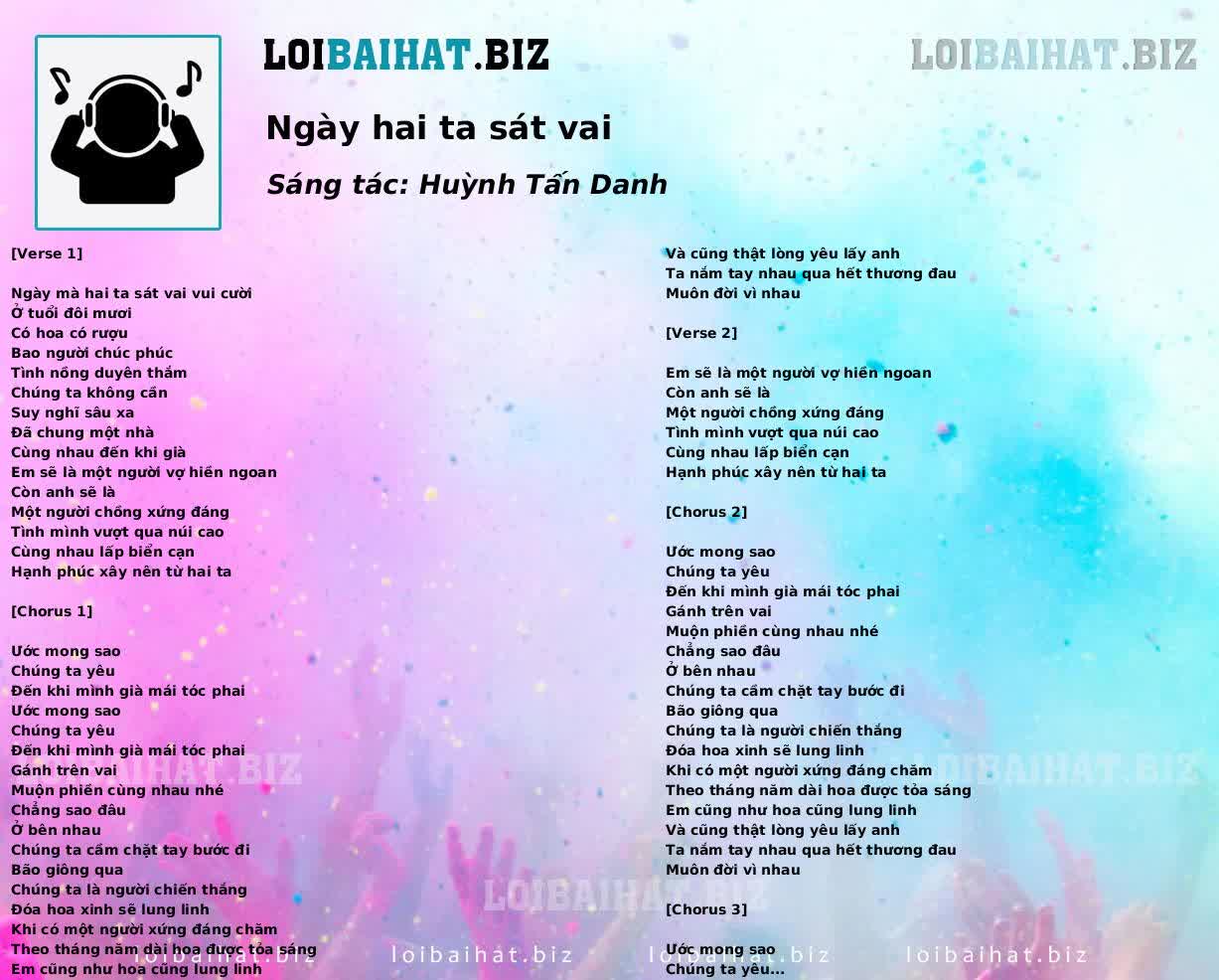 Ngày hai ta sát vai
