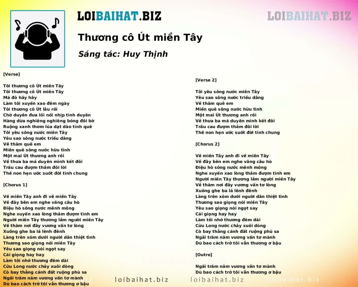 Thương cô Út miền Tây