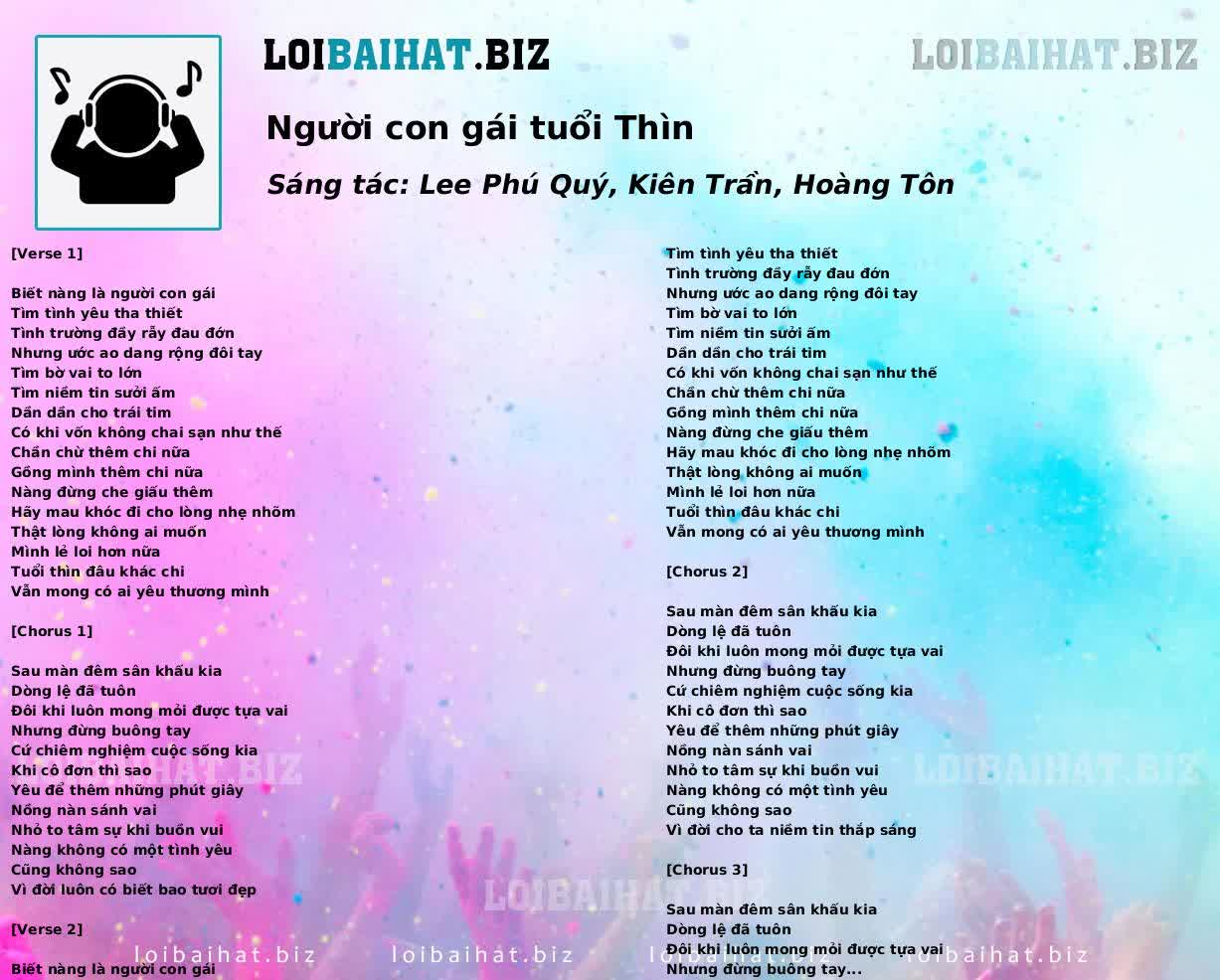 Người con gái tuổi Thìn