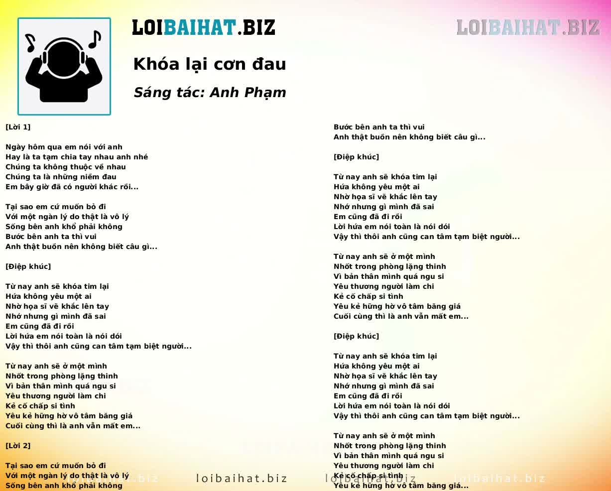 Khóa lại cơn đau