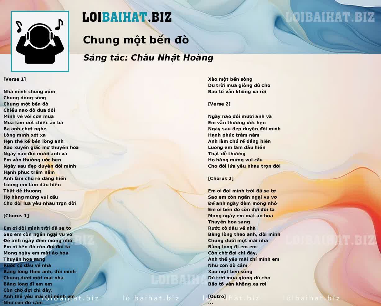 Chung một bến đò