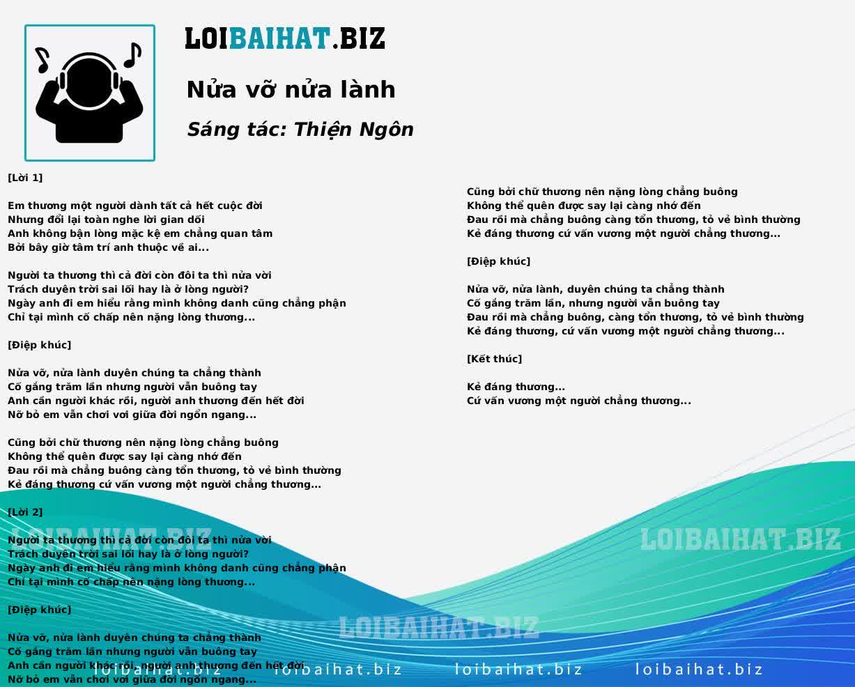 Nửa vỡ nửa lành