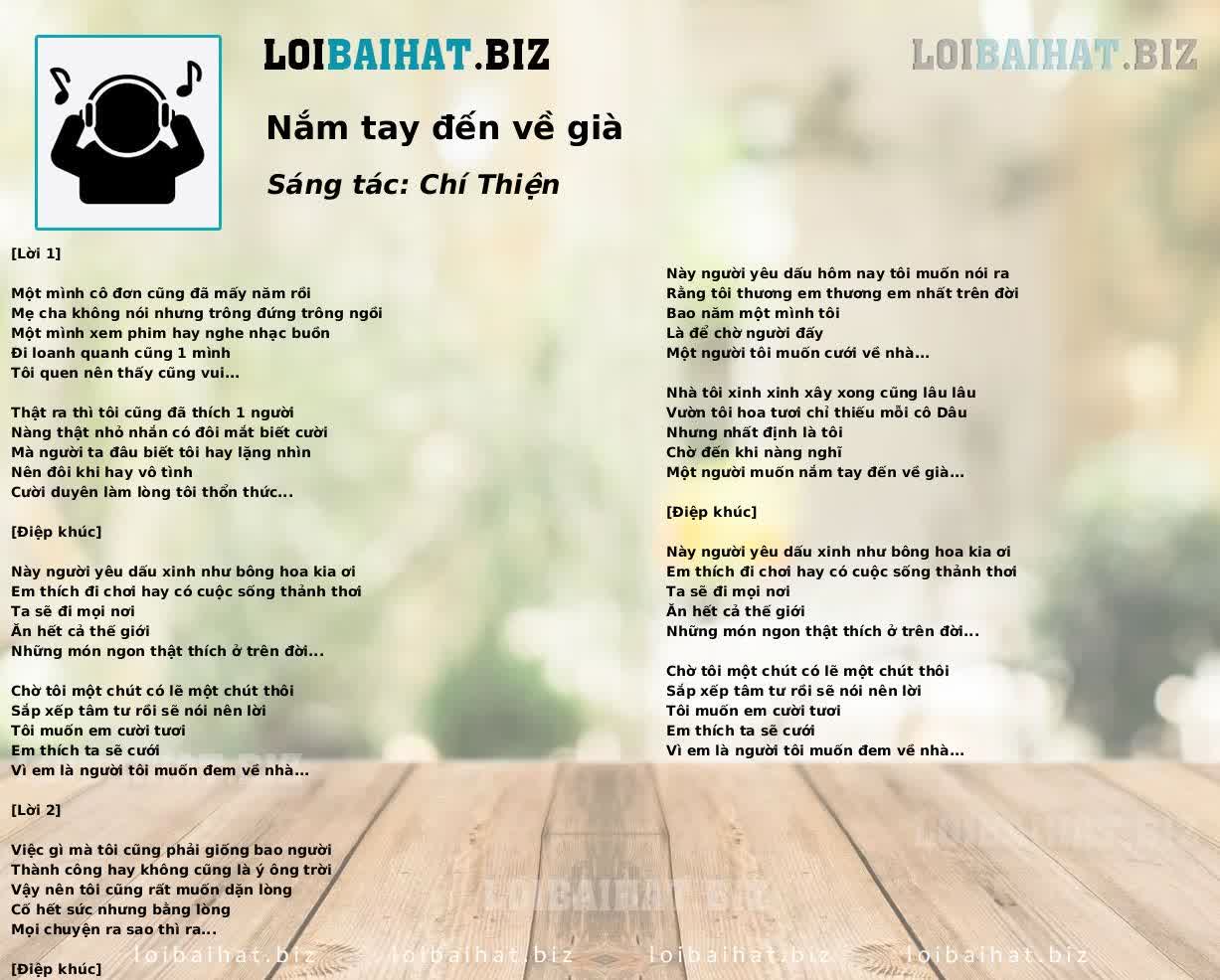 Nắm tay đến về già