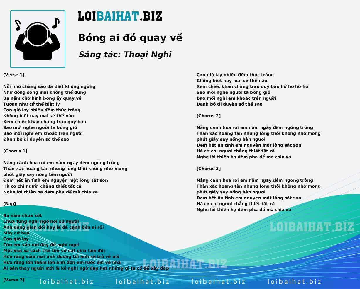 Bóng ai đó quay về