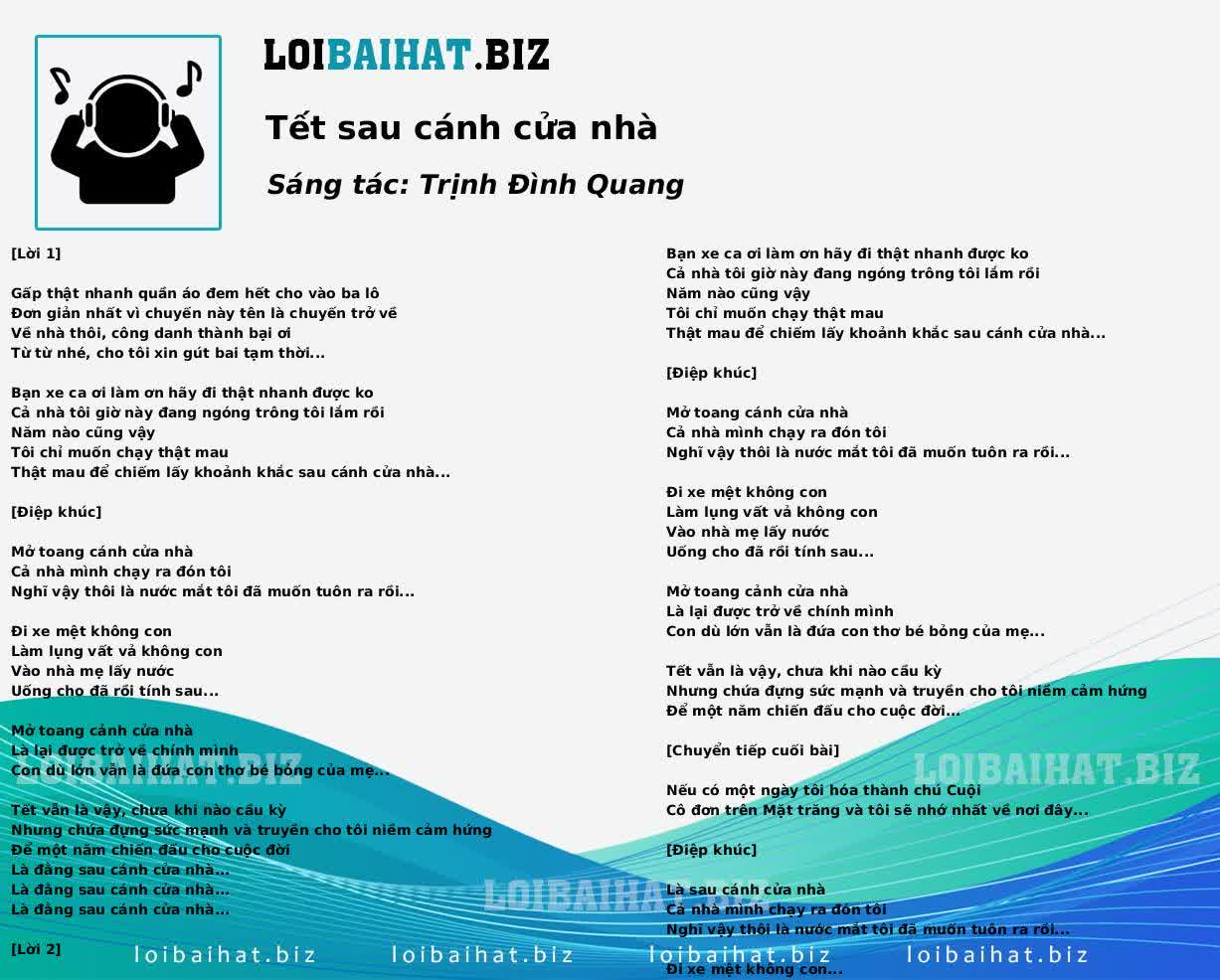 Tết sau cánh cửa nhà