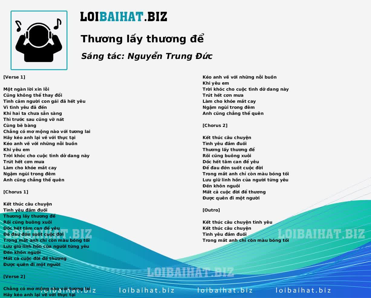 Thương lấy thương để