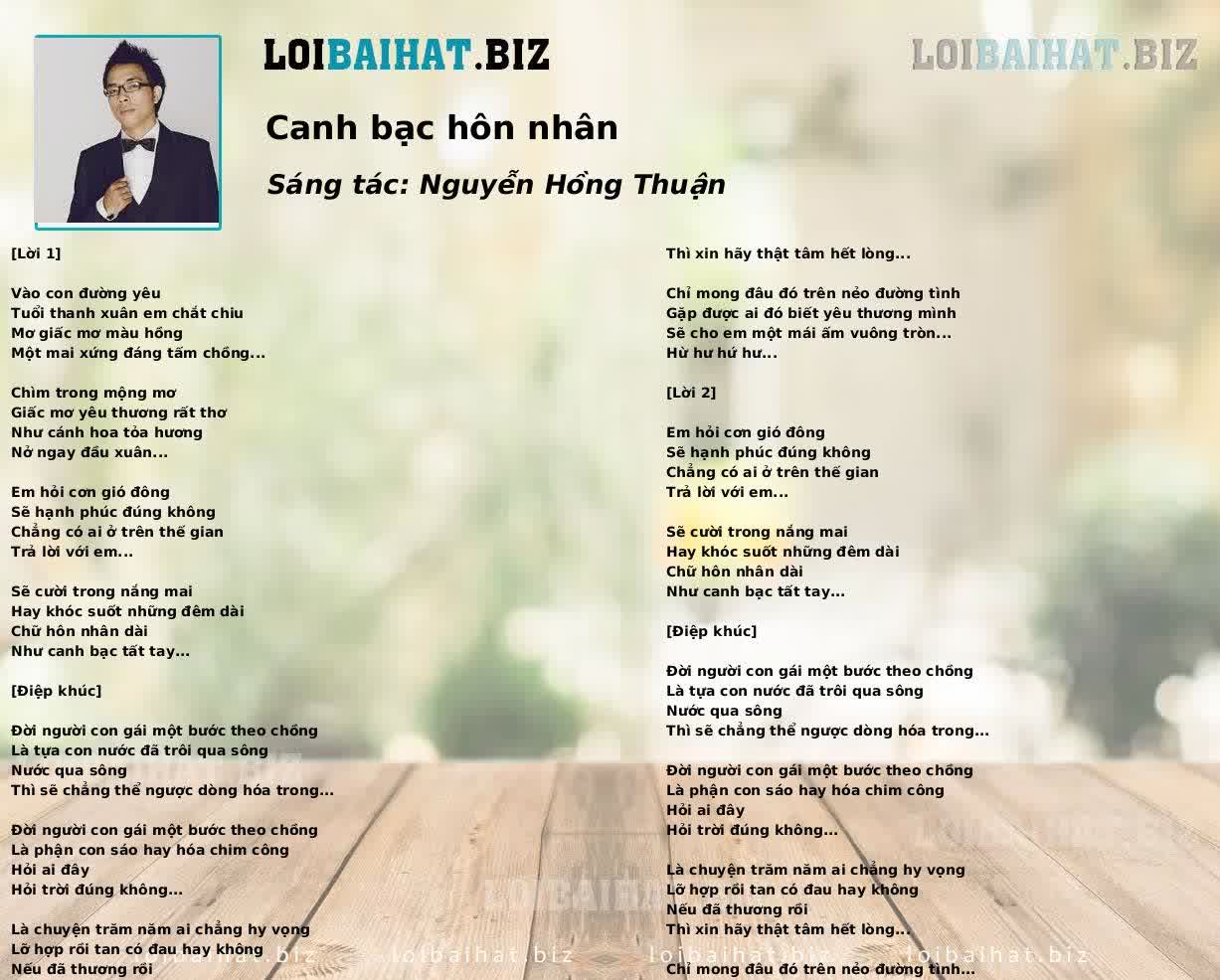 Canh bạc hôn nhân