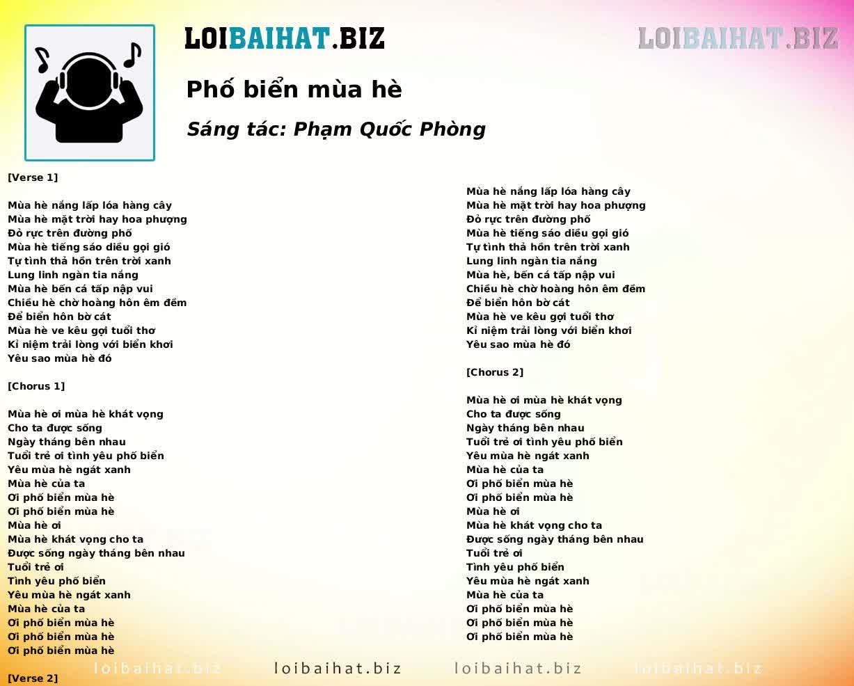 Phố biển mùa hè