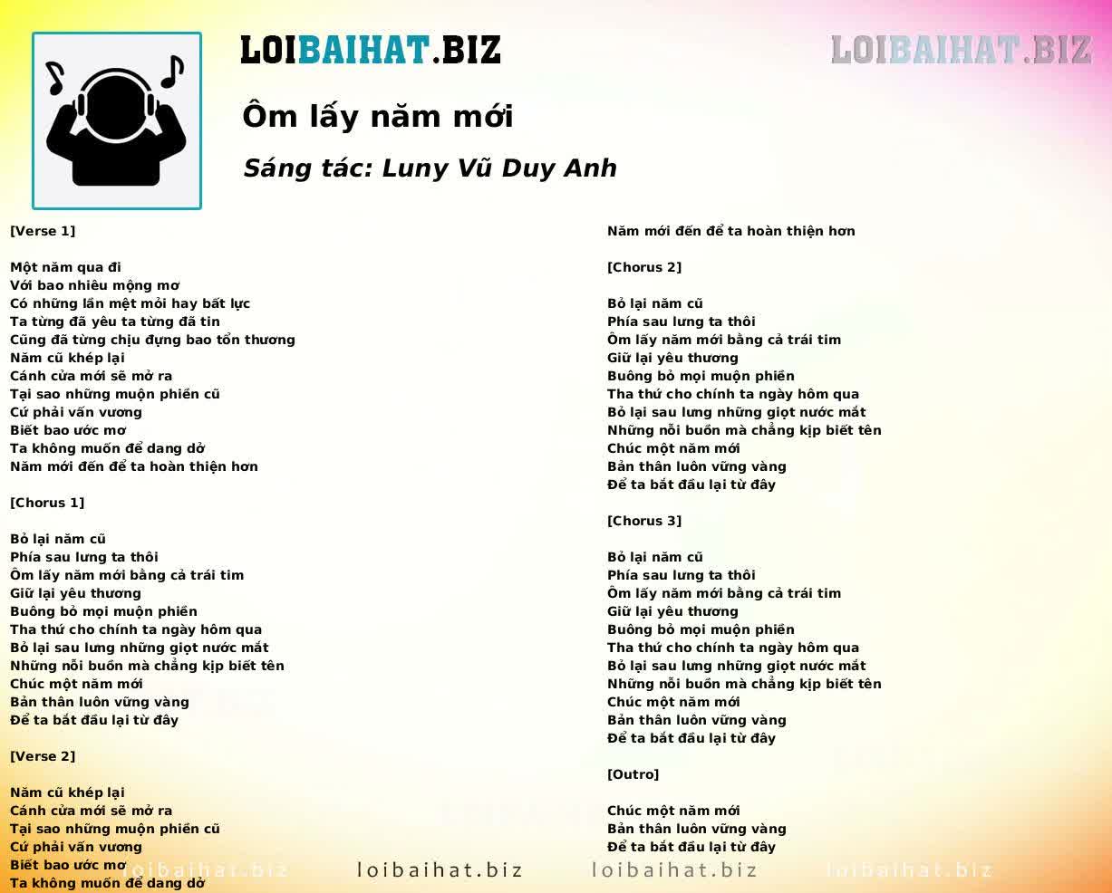 Ôm lấy năm mới