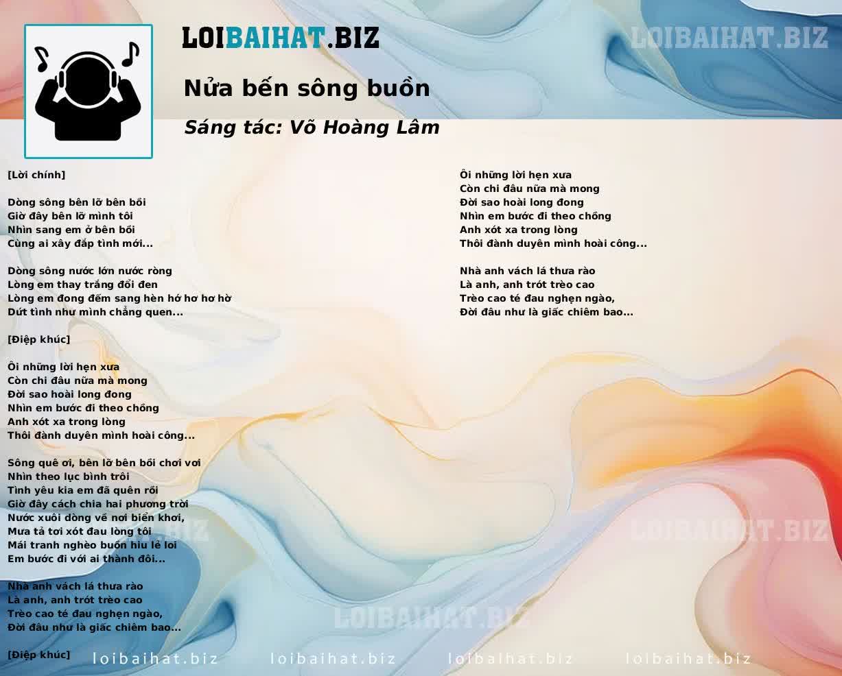 Nửa bến sông buồn
