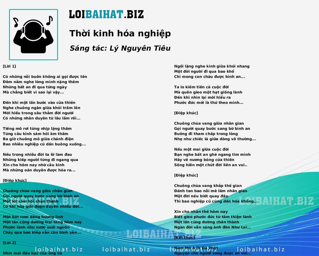 Thời kinh hóa nghiệp