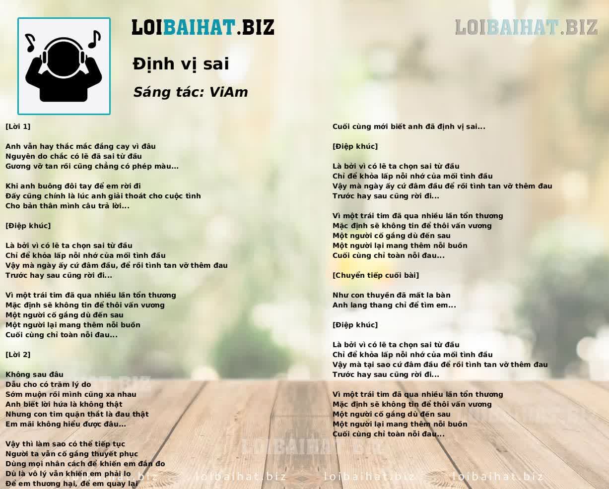 Định vị sai