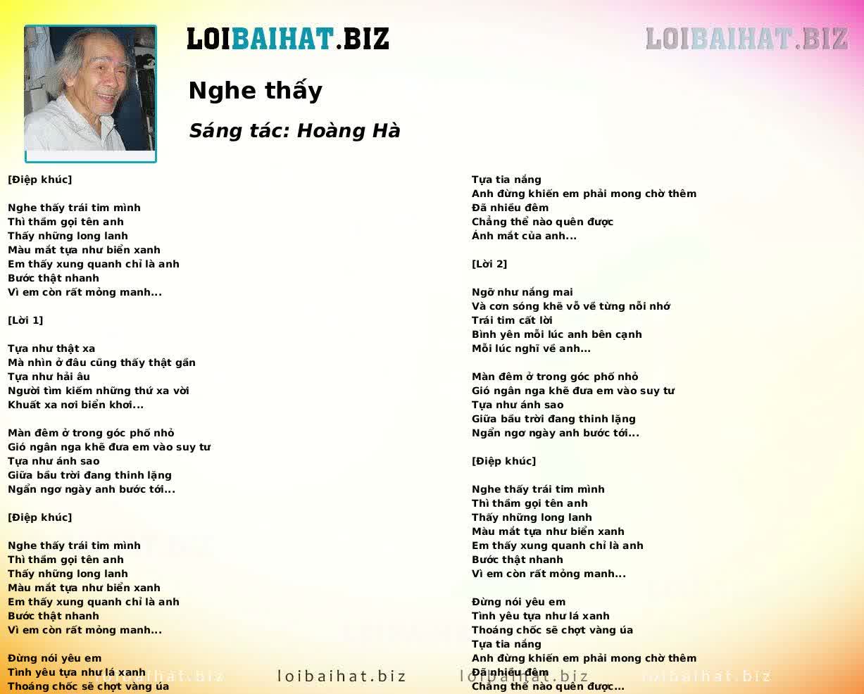 Nghe thấy