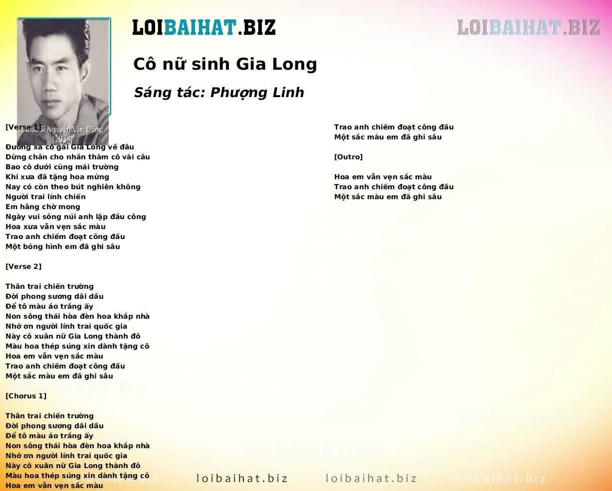 Cô nữ sinh Gia Long