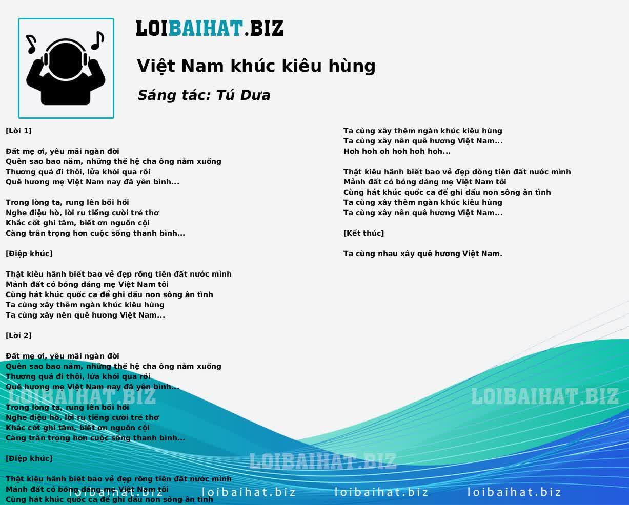 Việt Nam khúc kiêu hùng