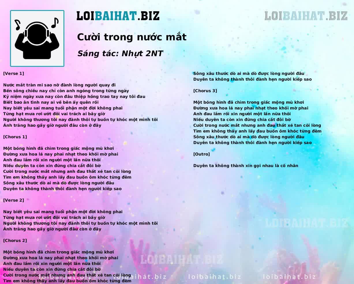 Cười trong nước mắt