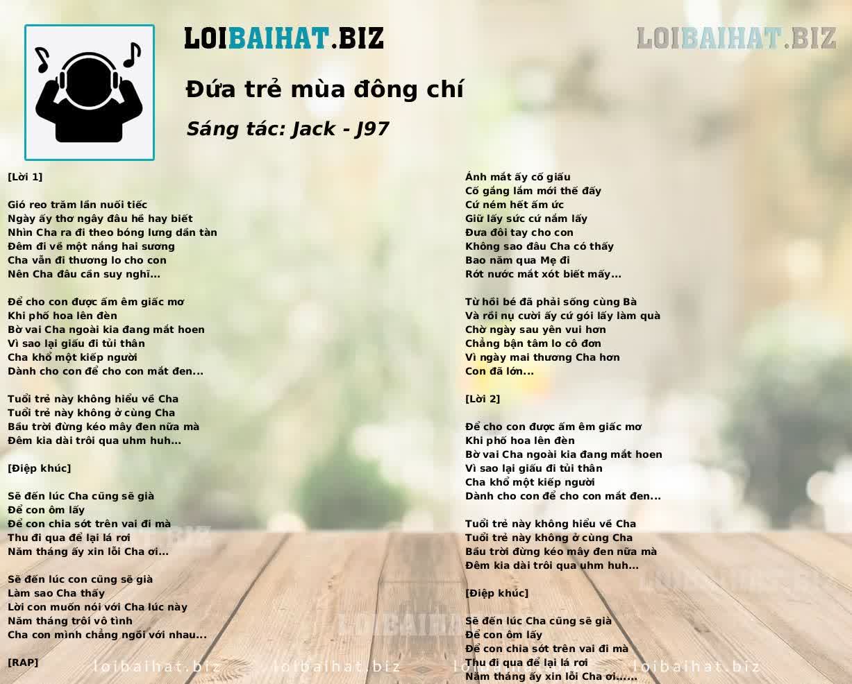 Đứa trẻ mùa đông chí