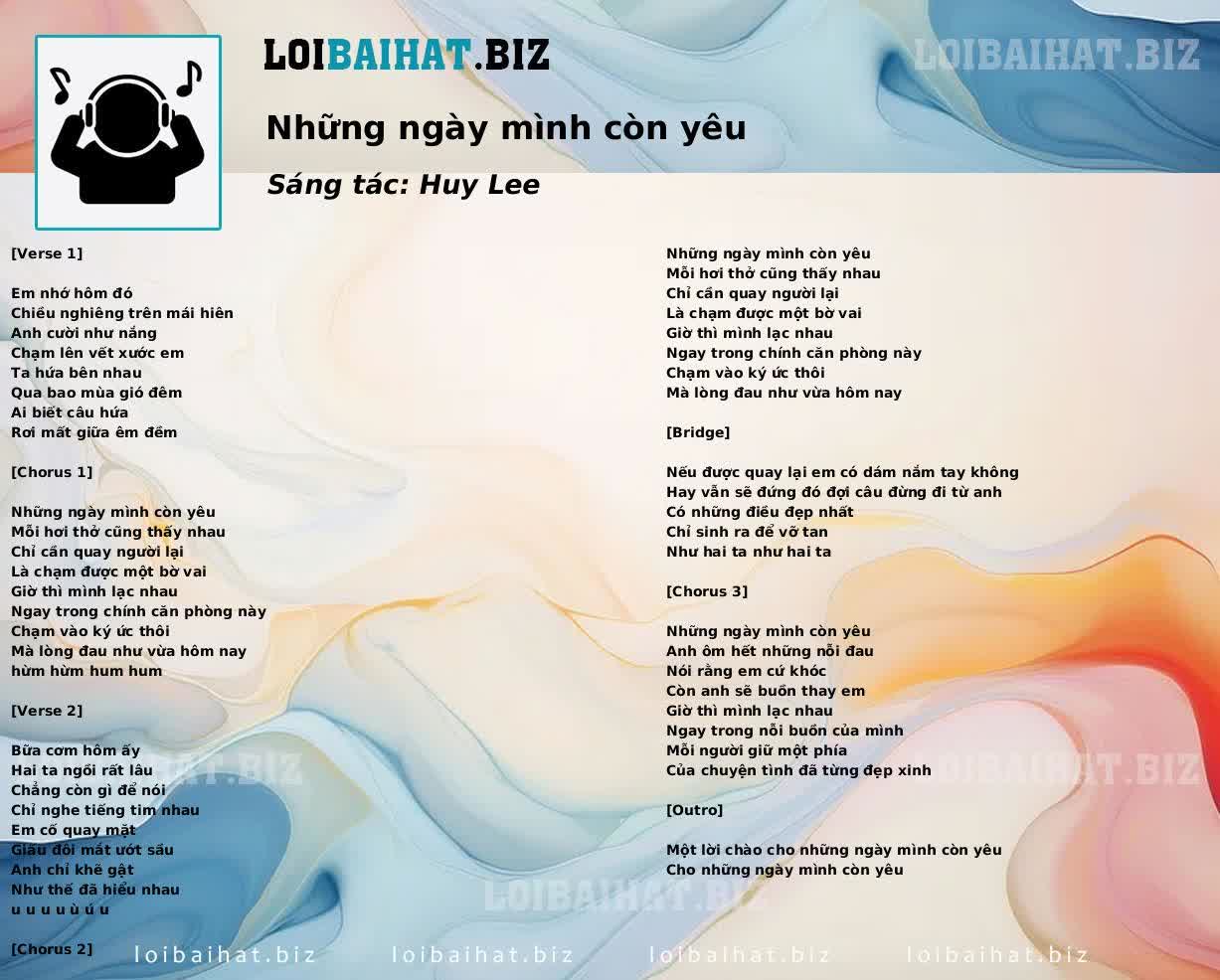 Những ngày mình còn yêu