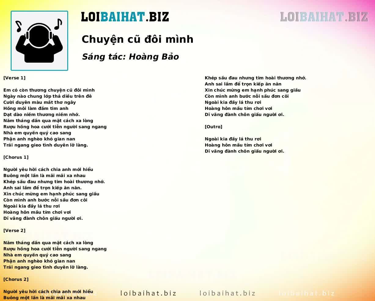 Chuyện cũ đôi mình