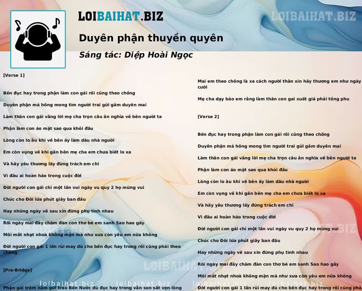 Duyên phận thuyền quyên