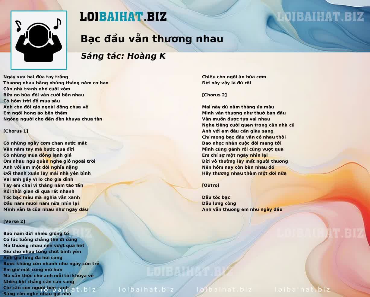 Bạc đầu vẫn thương nhau