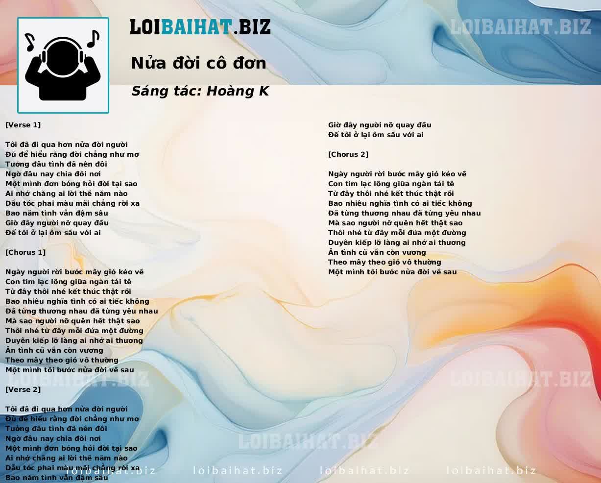 Nửa đời cô đơn