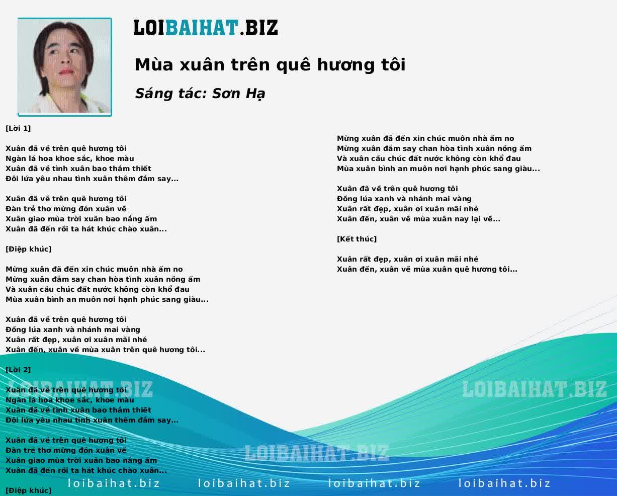 Mùa xuân trên quê hương tôi