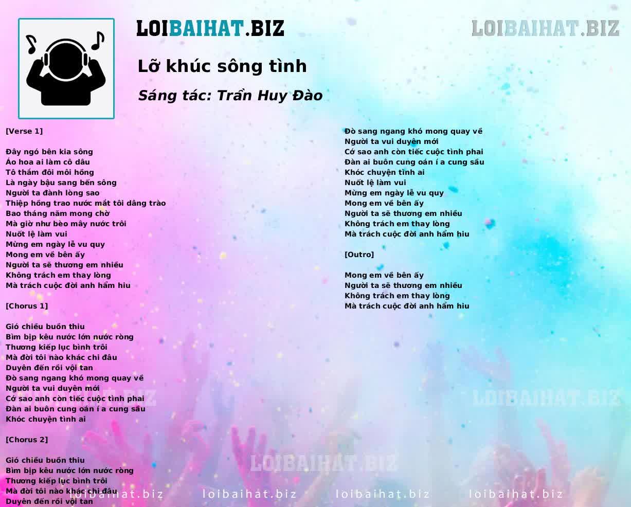 Lỡ khúc sông tình