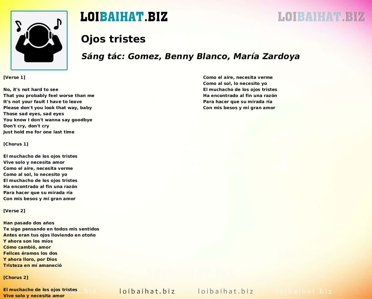 Ojos tristes