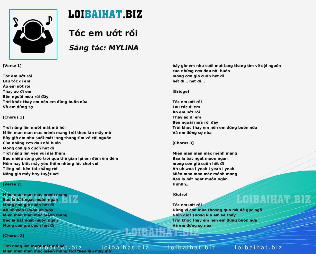 Tóc em ướt rồi