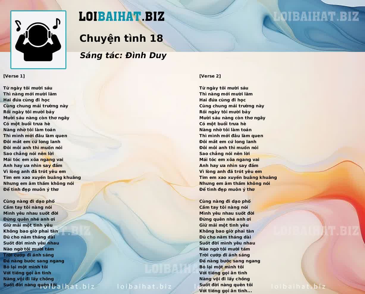 Chuyện tình 18