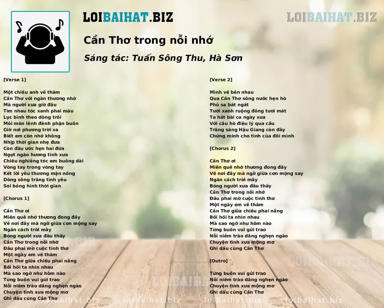 Cần Thơ trong nỗi nhớ