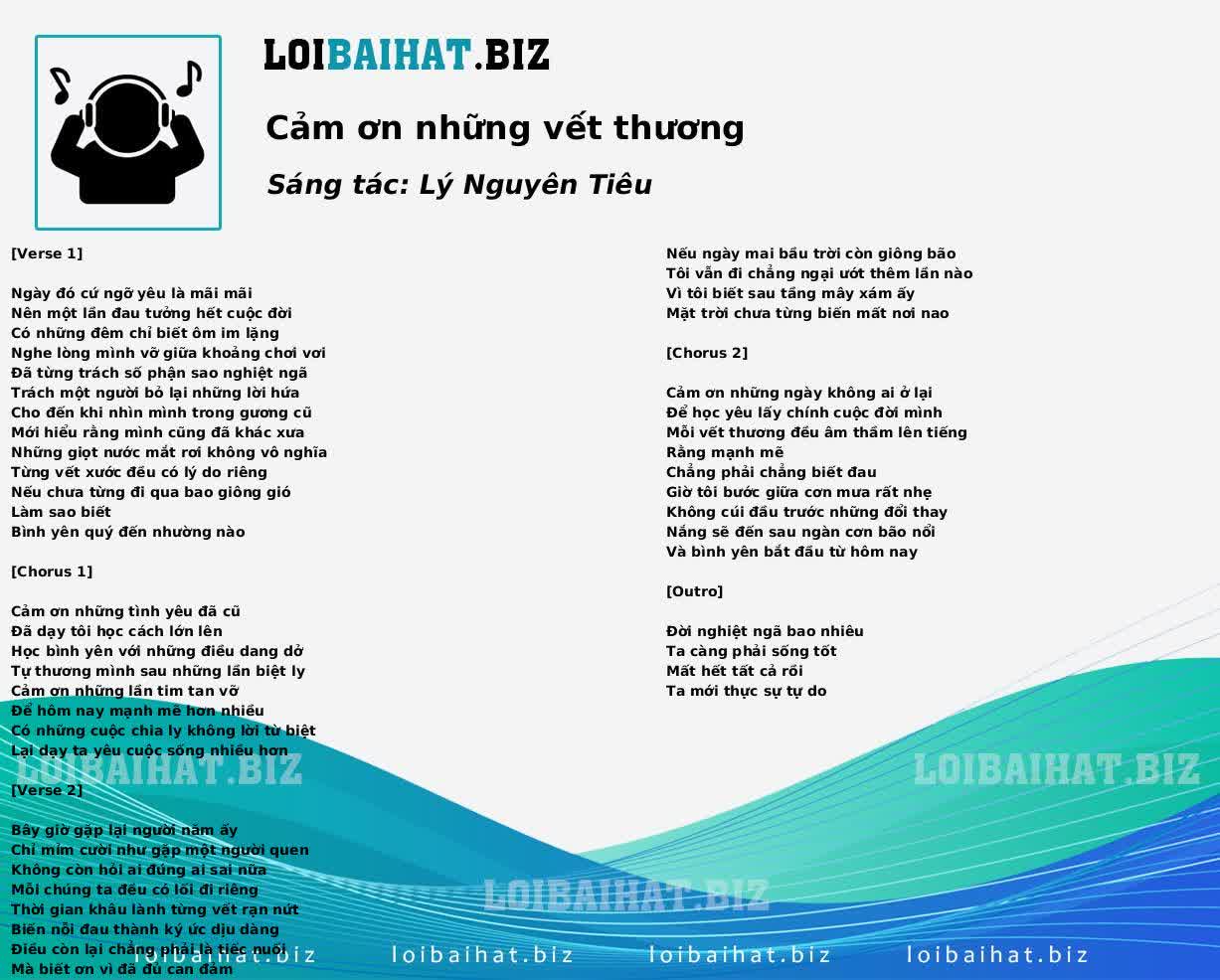 Cảm ơn những vết thương