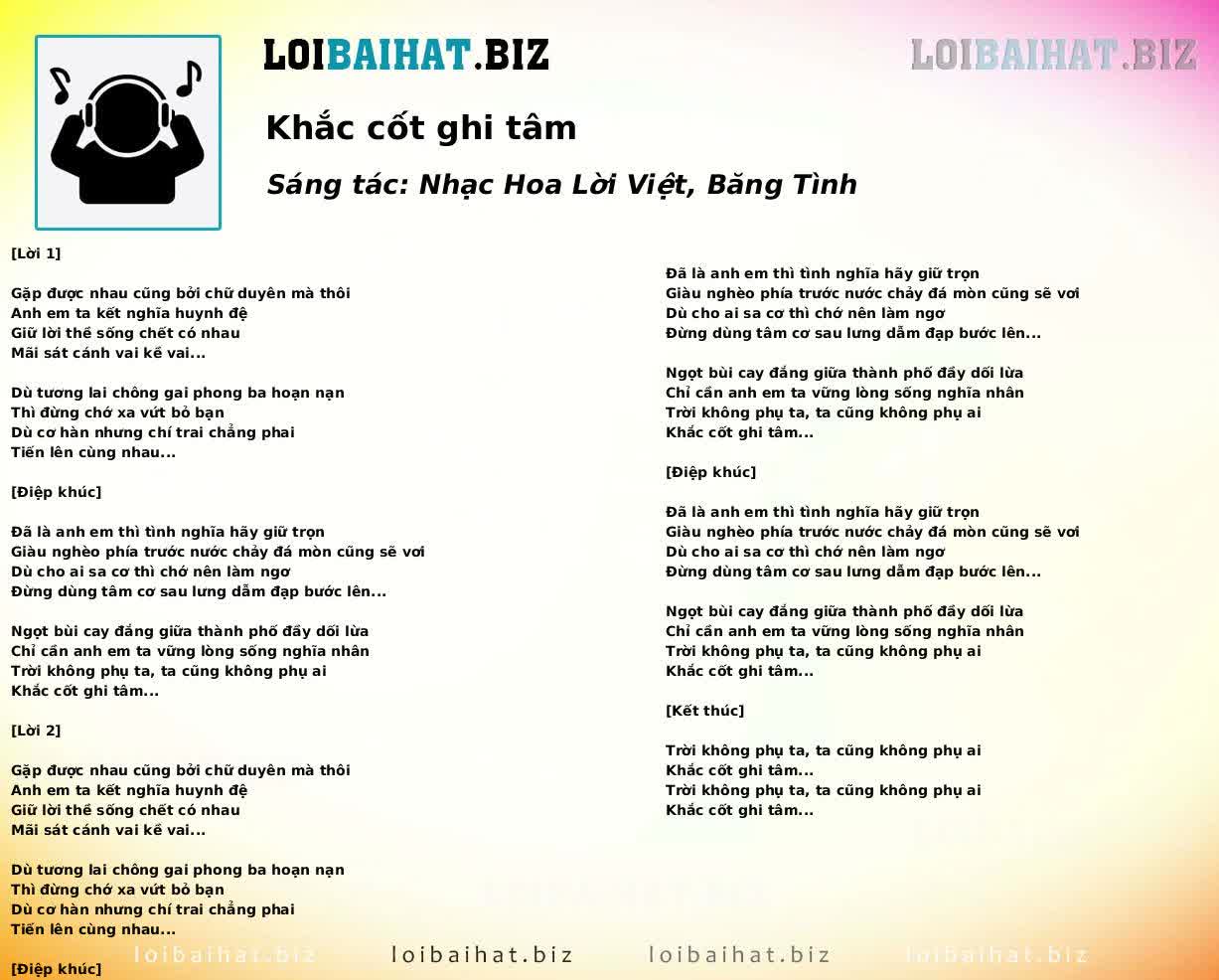 Khắc cốt ghi tâm