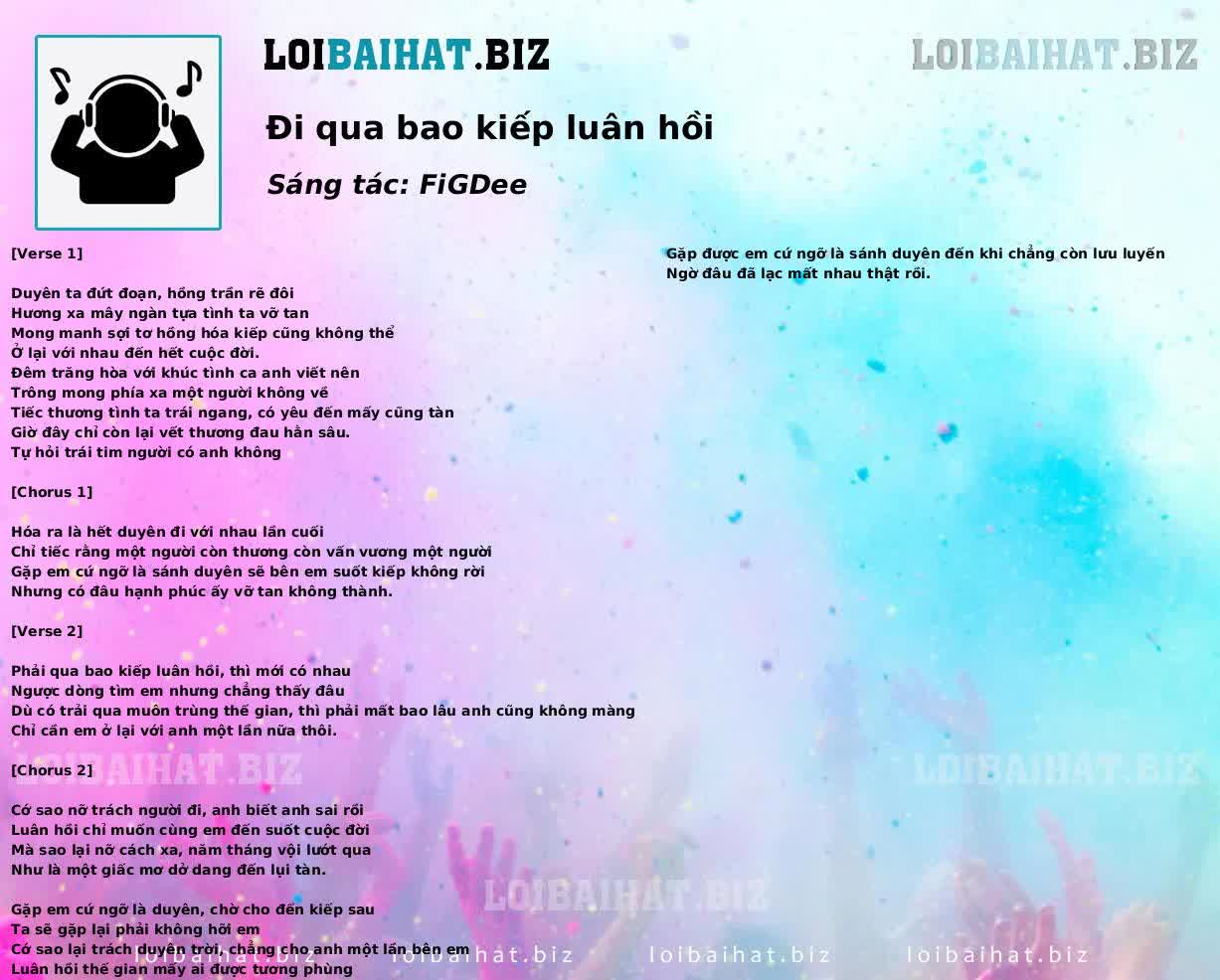 Đi qua bao kiếp luân hồi