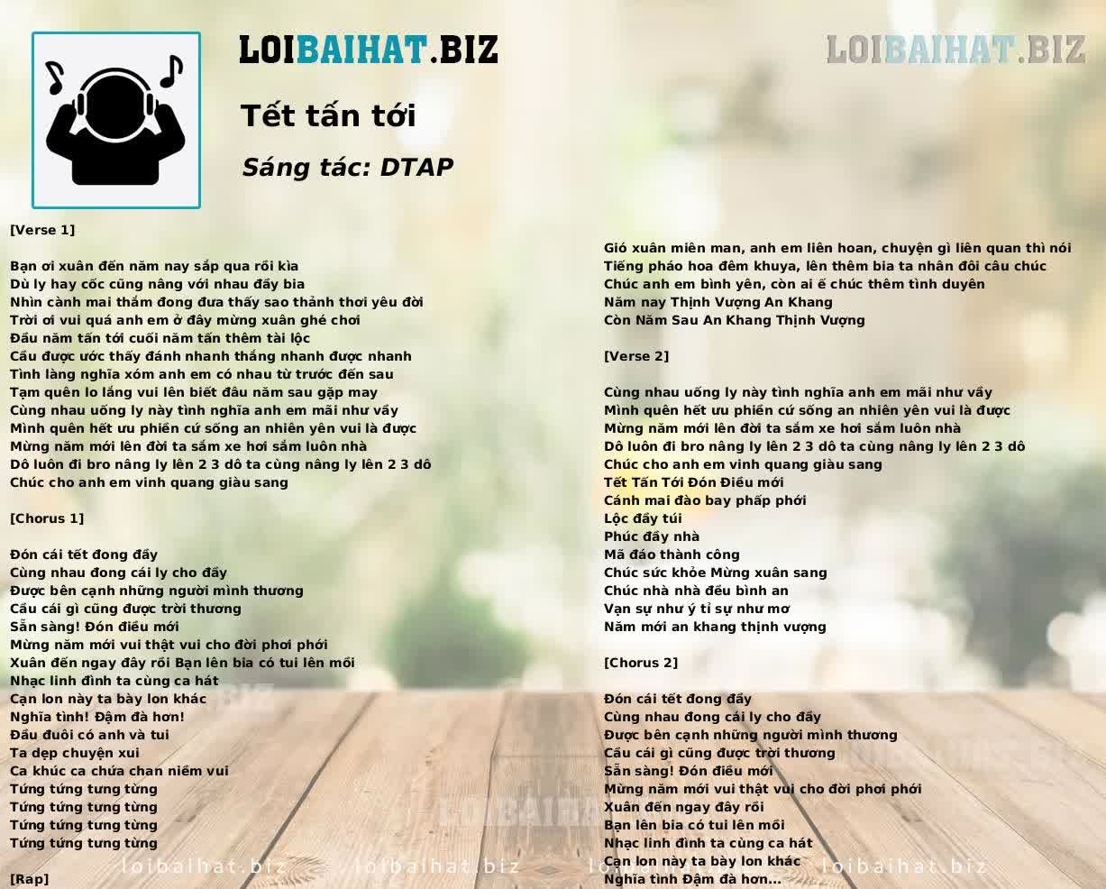 Tết tấn tới