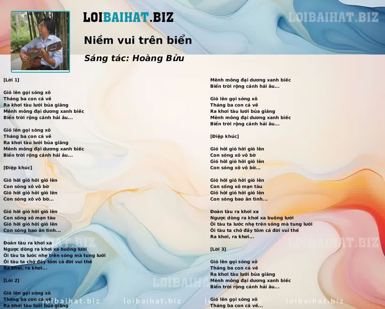 Niềm vui trên biển