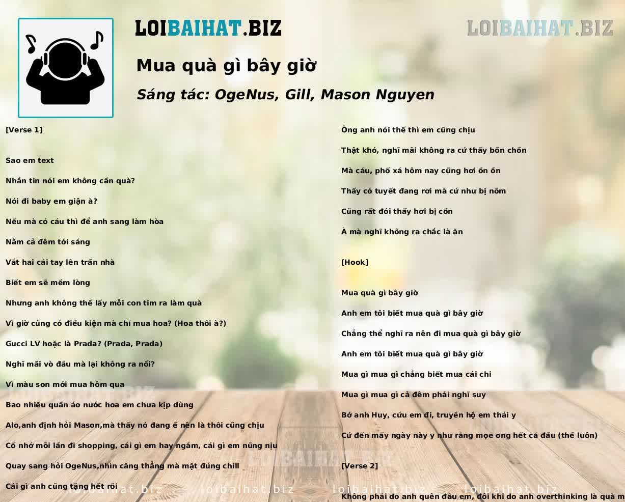 Mua quà gì bây giờ