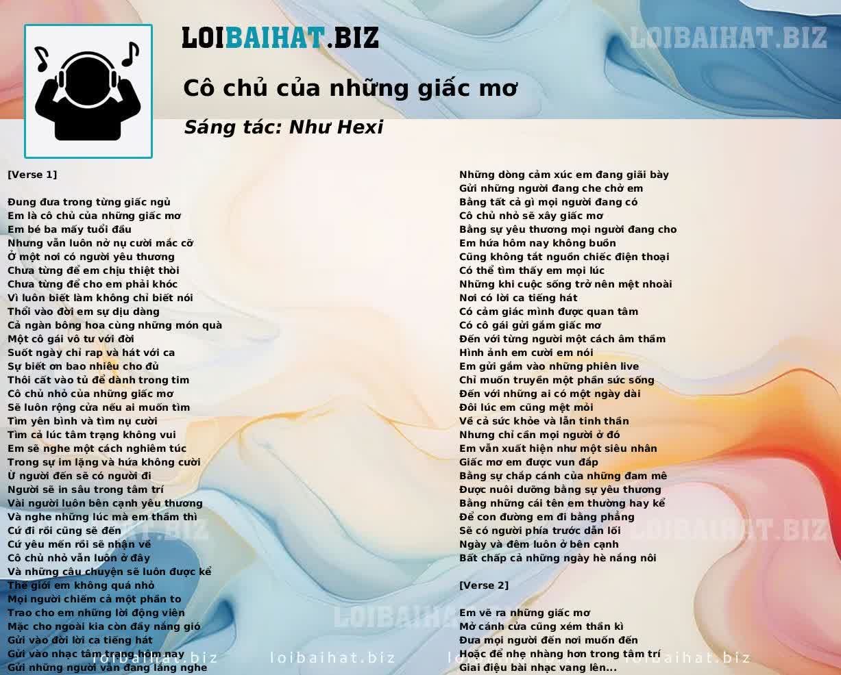 Cô chủ của những giấc mơ