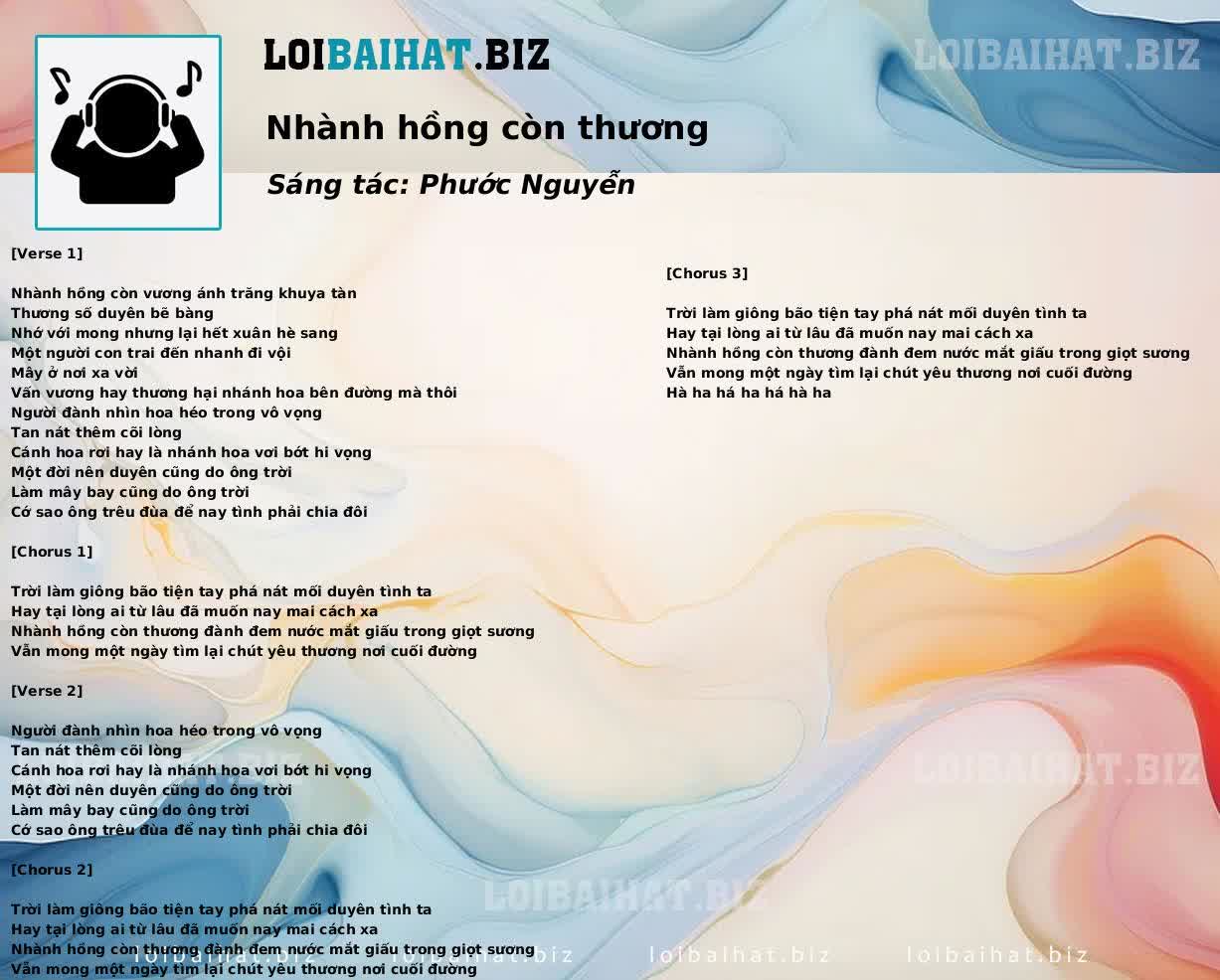 Nhành hồng còn thương