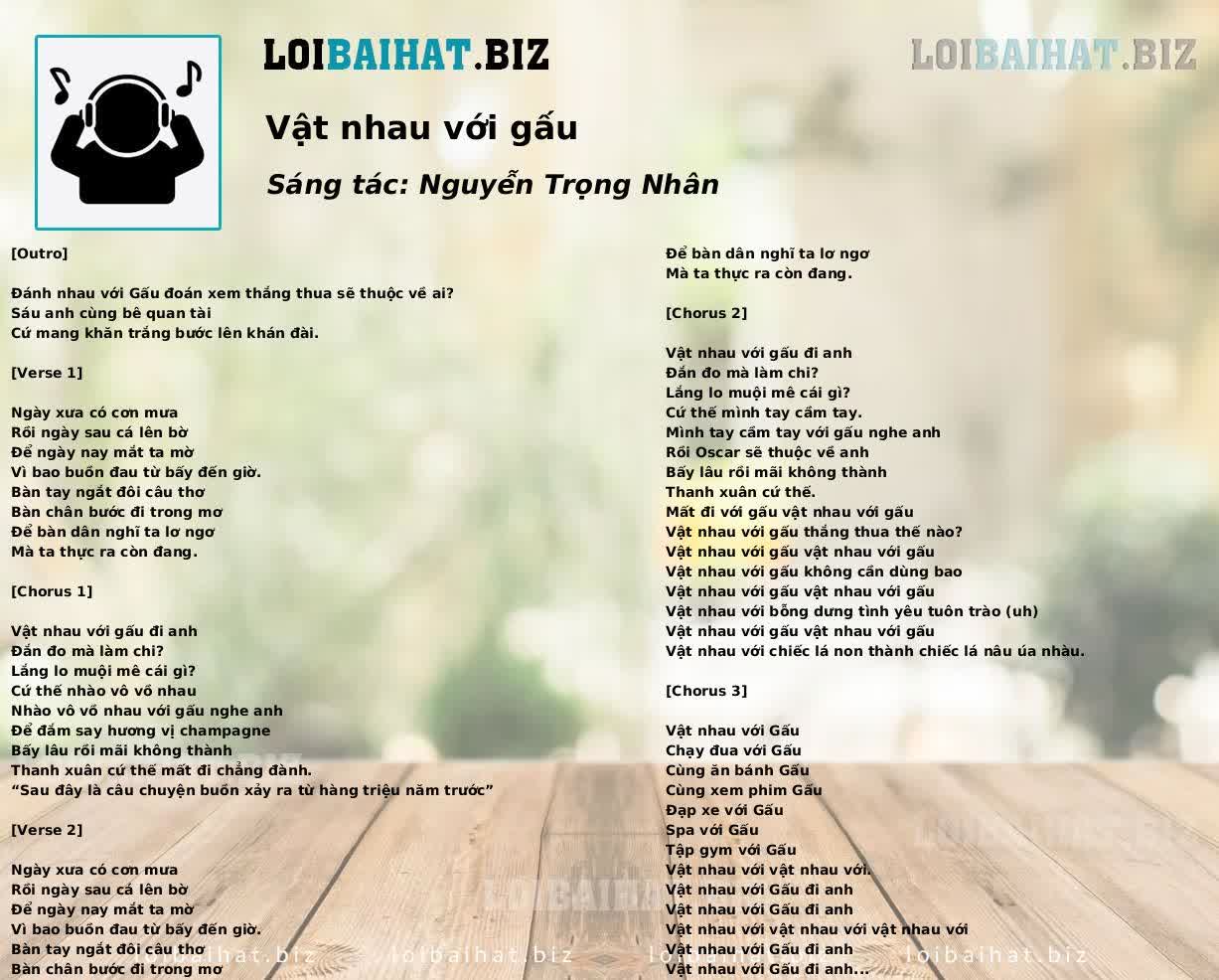 Vật nhau với gấu