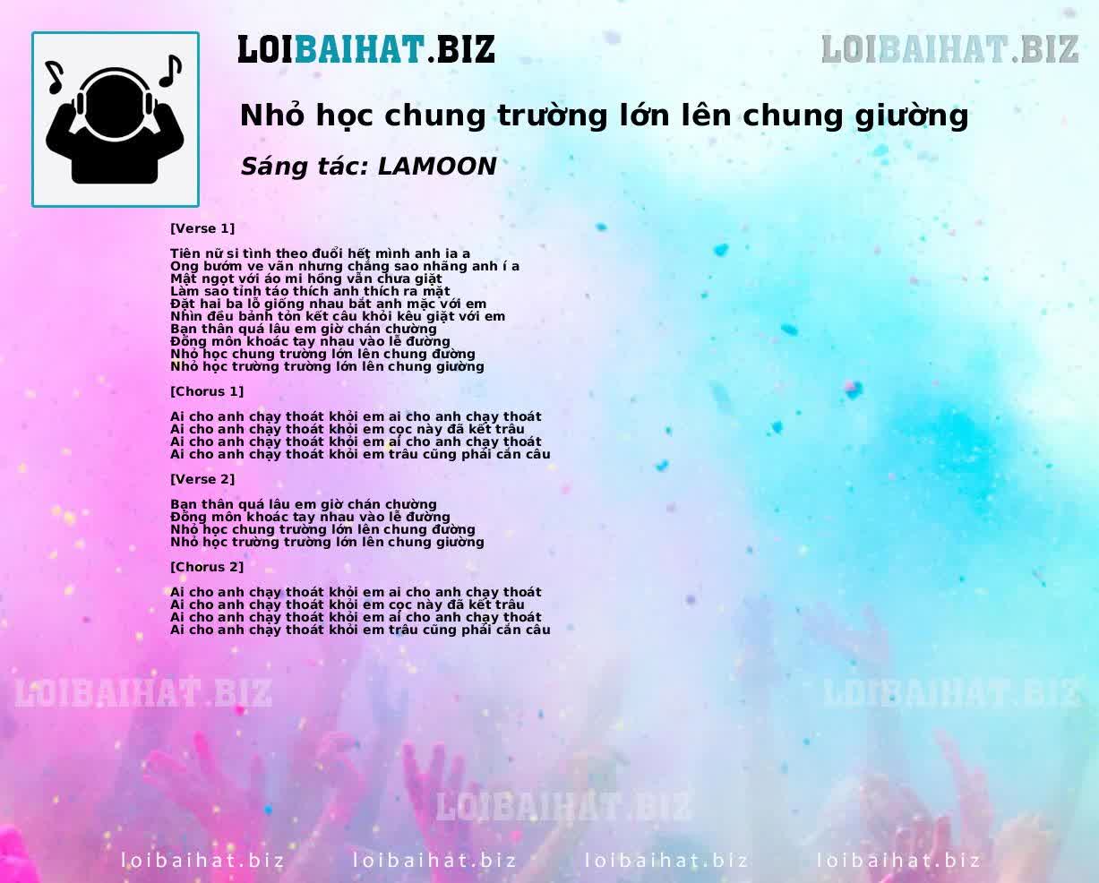 Nhỏ học chung trường lớn lên chung giường