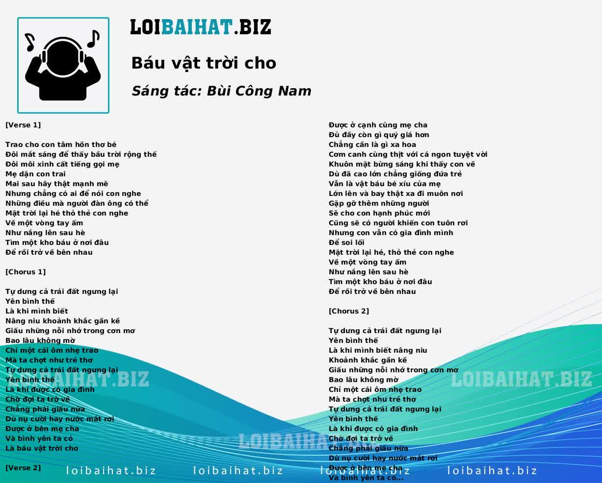 Báu vật trời cho