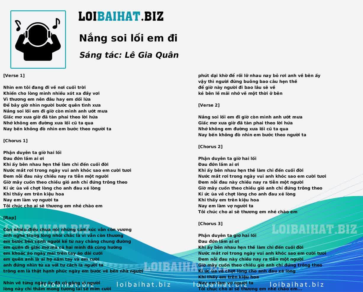 Nắng soi lối em đi