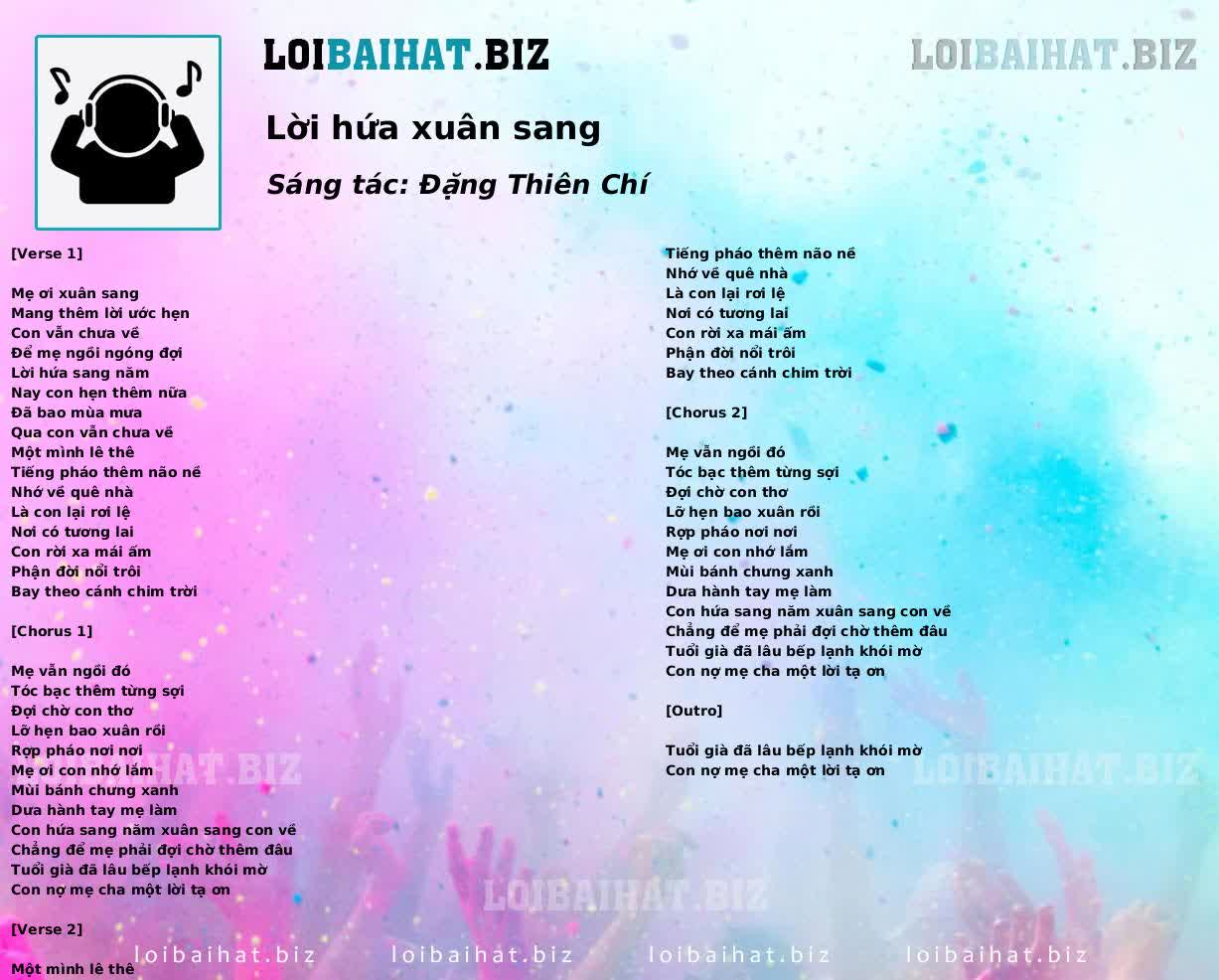 Lời hứa xuân sang