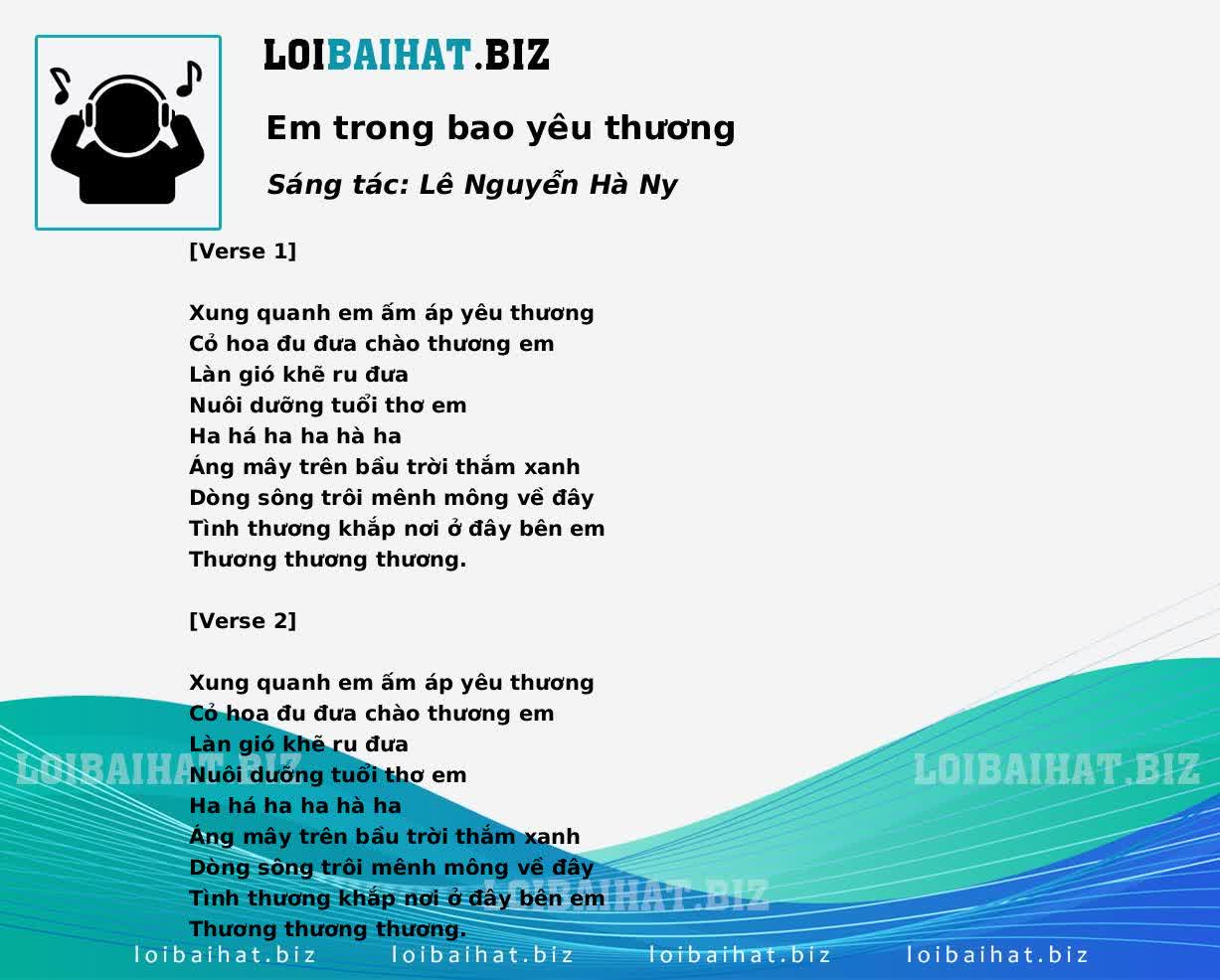 Em trong bao yêu thương