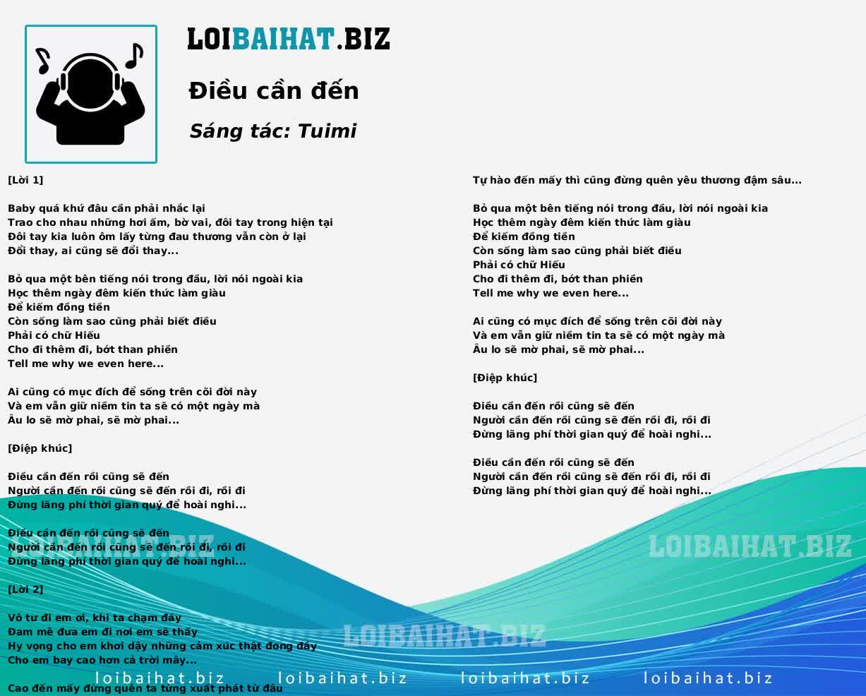 Điều cần đến