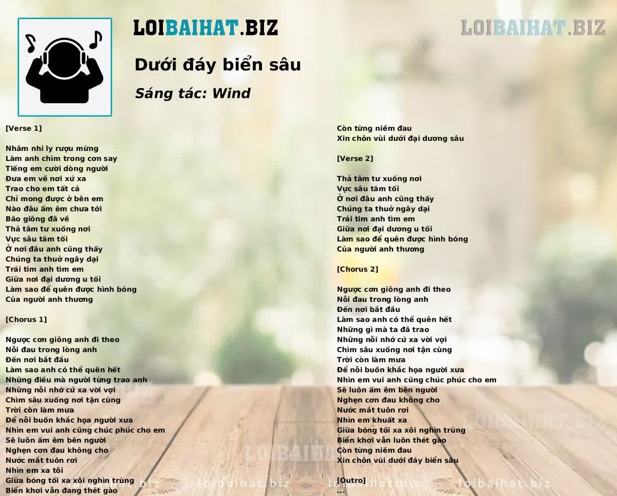 Dưới đáy biển sâu