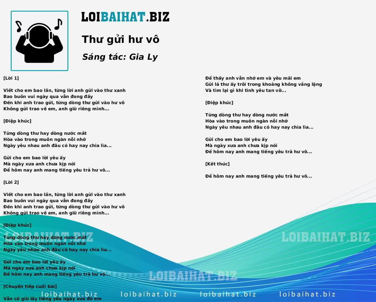 Thư gửi hư vô