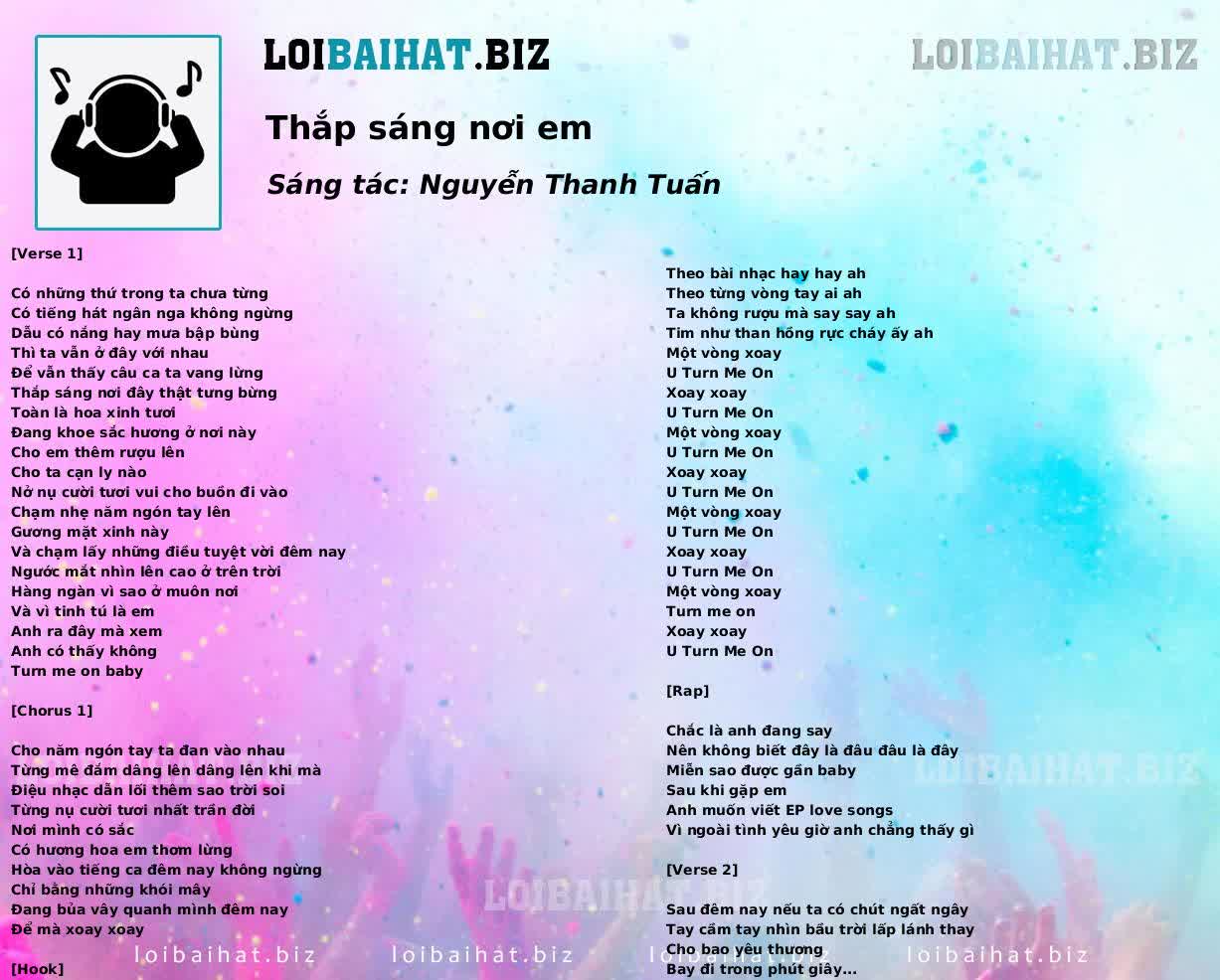 Thắp sáng nơi em
